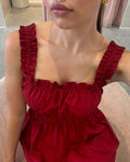 Bright Red Seasonal Baby Doll